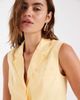 Vero Moda Vero Moda tailored boxy vest in golden yellow - part of a set - 4