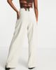 Vero Moda Vero Moda tailored dad pants in stone-Gray - 2