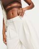 Vero Moda Vero Moda tailored dad pants in stone-Gray - 3