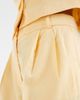 Vero Moda Vero Moda tailored pleat front wide leg pants in golden yellow - part of a set - 4