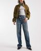 Vero Moda Vero Moda Tessa asymmetric waist wide leg jeans in washed medium blue denim - 1