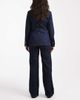 Vero Moda Vero Moda Tessa high waisted wide leg jeans in dark blue rinse-Navy - 3