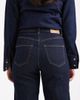 Vero Moda Vero Moda Tessa high waisted wide leg jeans in dark blue rinse-Navy - 4