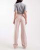 Vero Moda Vero Moda Tessa high waisted wide leg jeans in pale pink - 2