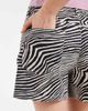 Vero Moda Vero Moda Tessa mid rise loose fit denim shorts in oatmeal zebra print-Multi - 4