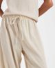 Vero Moda Vero Moda textured plisse barrel leg pants in stone - part of a set-Neutral - 3