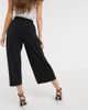 Vero Moda Vero Moda tie waist culottes in black - 2