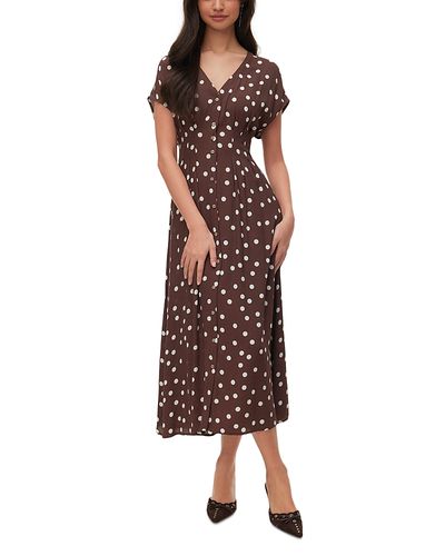 Vero Moda Vero Moda V Neck Dolman Sleeve Dress