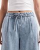Vero Moda Vero Moda Valeria mid rise wide leg pull on jeans in light blue wash - 4