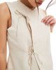 Vero Moda Vero Moda vest with tie front detail in cream - part of a set-Neutral - 3