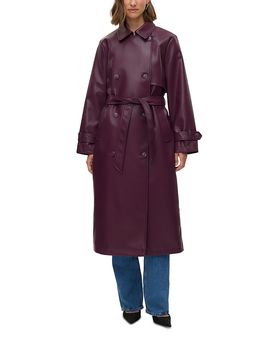 Vero Moda Vero Moda Vmamalie Long Coated Trench Coat