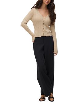 Vero Moda Vero Moda Vmpeach Ribbed Cardigan