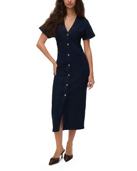 Vero Moda Vero Moda Vmsanni Denim Shirt Dress