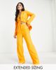 Vero Moda Vero Moda X Joann Van Den Herik tailored wide leg pants in orange - part of a set - 1
