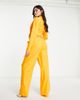 Vero Moda Vero Moda X Joann Van Den Herik tailored wide leg pants in orange - part of a set - 2