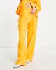Vero Moda Vero Moda X Joann Van Den Herik tailored wide leg pants in orange - part of a set - 3
