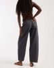 Vero Moda Vero Moda Zoe seam detail slouchy barrel leg jeans in dark gray rinse - 2