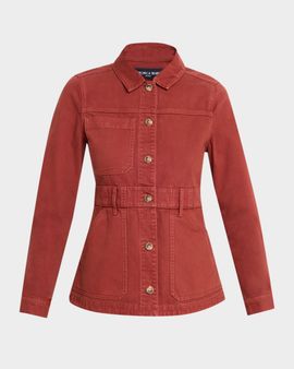 Veronica Beard Anzu Twill Utility Jacket