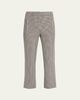 Veronica Beard Arte Check Plaid Kick-Flare Pants - 1
