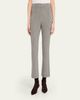Veronica Beard Arte Check Plaid Kick-Flare Pants - 4