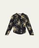 Veronica Beard Ashlynn Floral Silk Blouse - 1