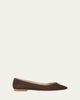 Veronica Beard Cailey Suede Ballerina Flats - 1