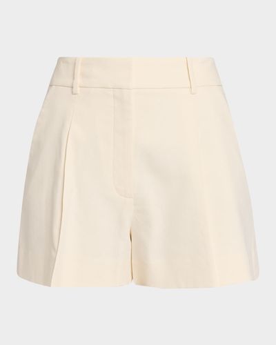 Veronica Beard Craig Pleated-Front Shorts