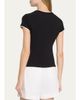 Veronica Beard Devin Stretch-Cotton T-Shirt - 3