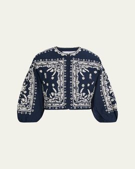 Veronica Beard Drake Embroidered Jacket