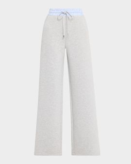 Veronica Beard Ernie Stretch-Scuba Drawstring Pants