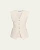 Veronica Beard Gillson Tailored Vest - 1