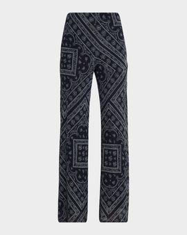 Veronica Beard Hadria Bandana-Print Pants