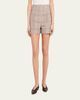 Veronica Beard Haina Pleated Shorts - 4