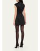 Veronica Beard Haworth Mock-Neck Jacquard Mini Dress - 3