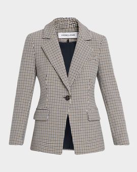 Veronica Beard Healy Houndstooth Dickey Jacket