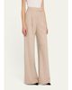 Veronica Beard Holt Stretch-Cotton Wide-Leg Pants - 4
