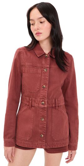 Veronica Beard Jean Veronica Beard Jean Anzu Jacket Rust