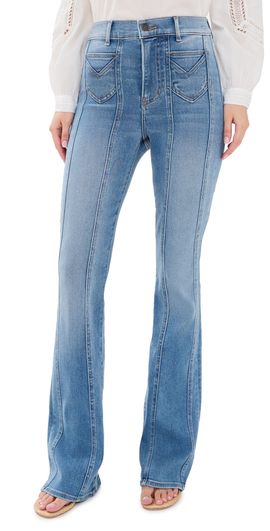Veronica Beard Jean Veronica Beard Jean Beverly High Rise Skinny Flare Jeans Sneak Peek