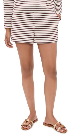 Veronica Beard Jean Veronica Beard Jean Brighton Shorts Dove/Raisin