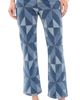 Veronica Beard Jean Veronica Beard Jean Dylan Ankle High Rise Straight Leg Jeans Prism Blue - 1