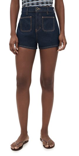 Veronica Beard Jean Veronica Beard Jean Elijah Shorts Indigo Rinse