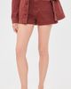 Veronica Beard Jean Veronica Beard Jean Elijah Shorts with Patch Pockets Rust - 2