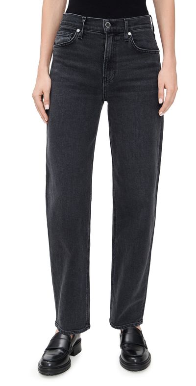 Veronica Beard Jean Veronica Beard Jean Harley High Rise Slim Barrel Jeans Washed Onyx
