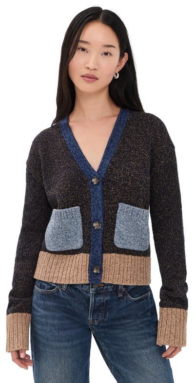 Veronica Beard Jean Veronica Beard Jean Josiane Cardigan heritage navy multi
