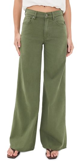 Veronica Beard Jean Veronica Beard Jean Kasey Wide Leg Jeans Stone Army