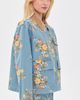 Veronica Beard Jean Veronica Beard Jean Leighton Floral Denim Jacket Garden Bouquet - 4