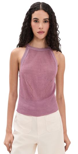 Veronica Beard Jean Veronica Beard Jean Solomon Knit Tank Orchid Haze