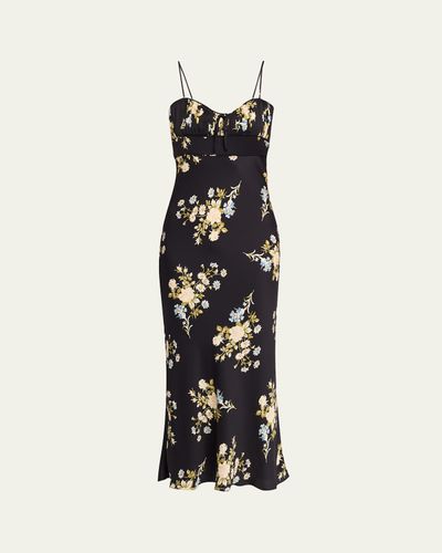 Veronica Beard Kieren Floral Slip Dress