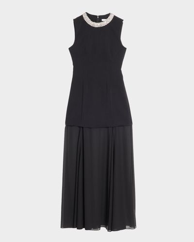 Veronica Beard Luminara Embellished Maxi Dress