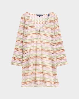 Veronica Beard Novien Crochet Mini Dress